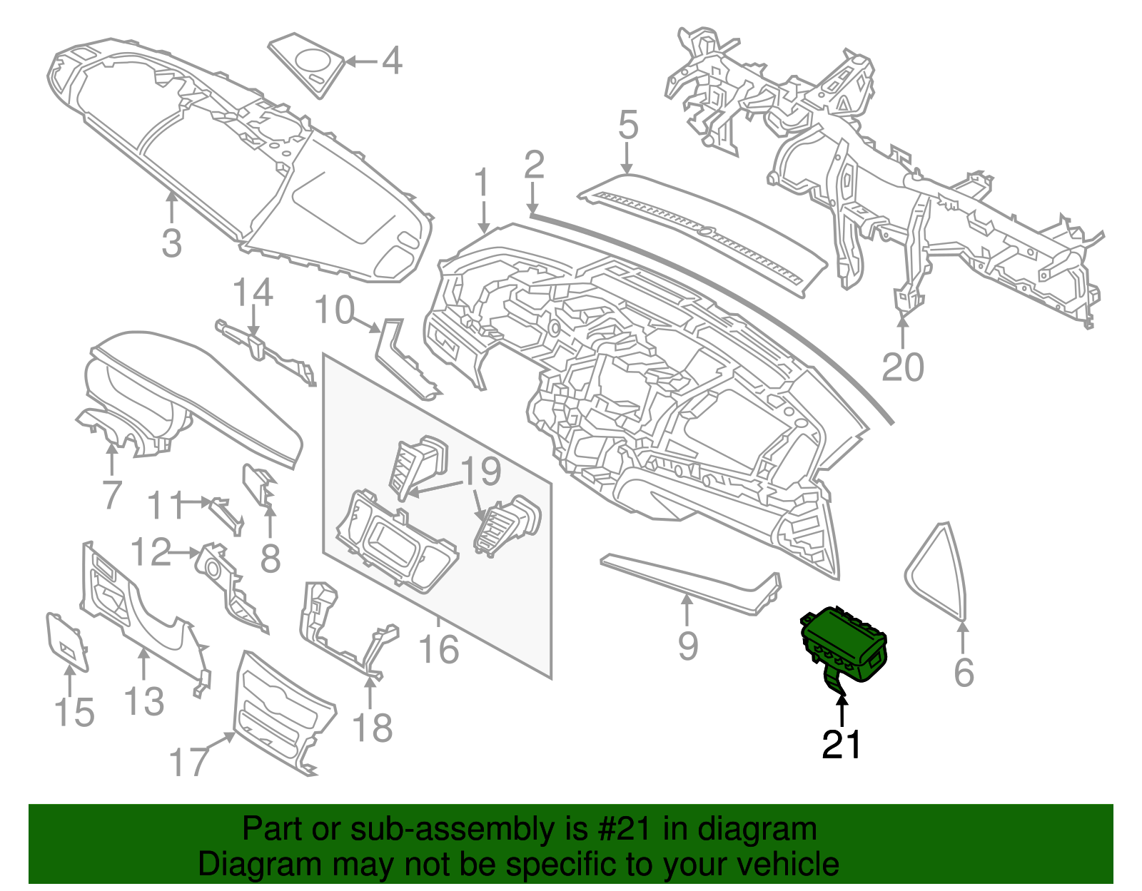 Passenger Inflator Module - Kia (84530-3R500)