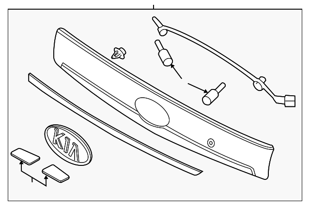 License Lamp - Kia (92501-4D510)