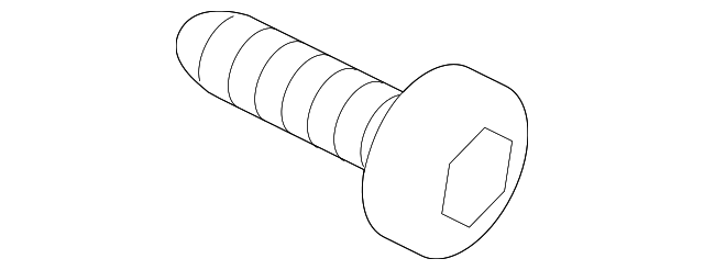 Wheel Opening Molding Screw - Kia (12492-04087B)