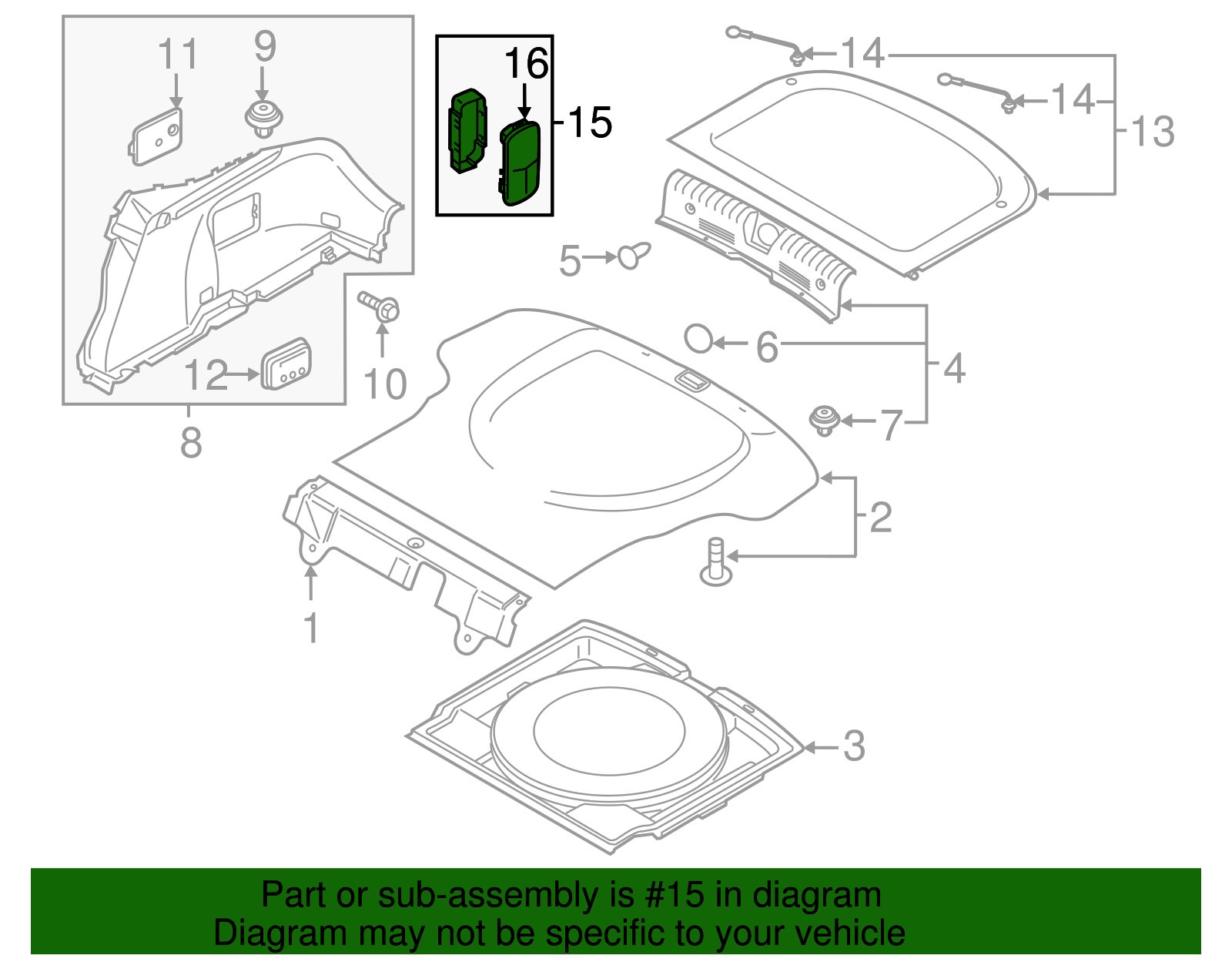 Cargo Lamp - Kia (92620-B2200)