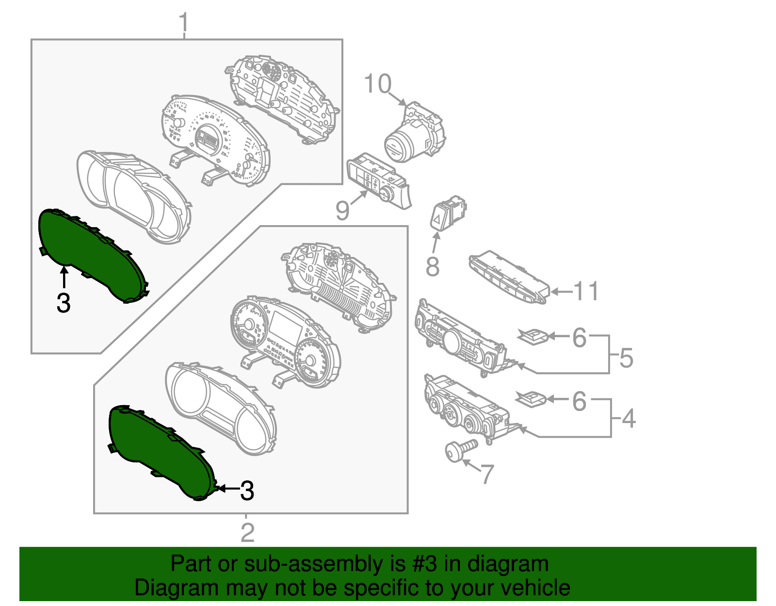 Cluster Lens - Kia (94360-B2000)
