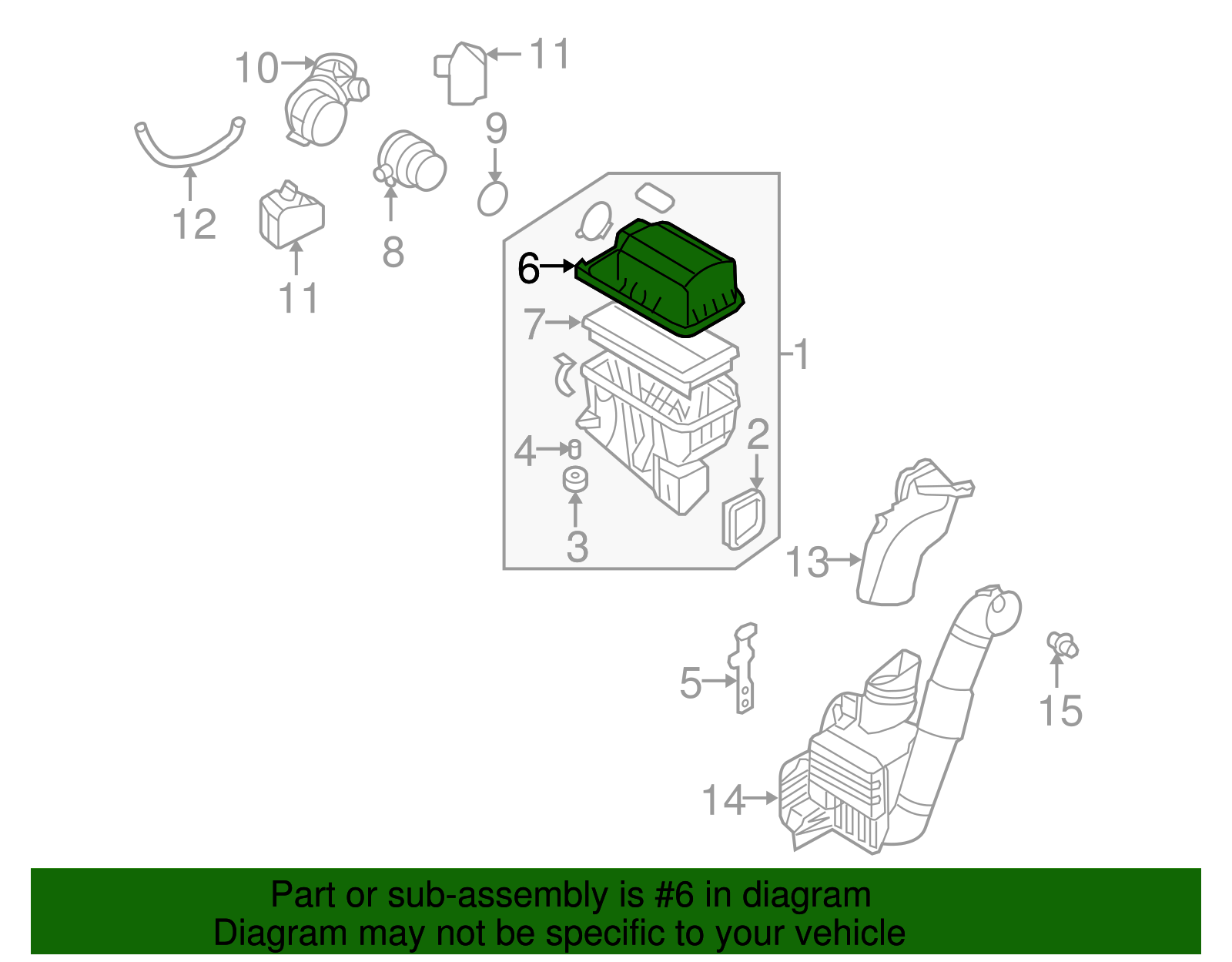 Upper Cover - Kia (28111-4D200)