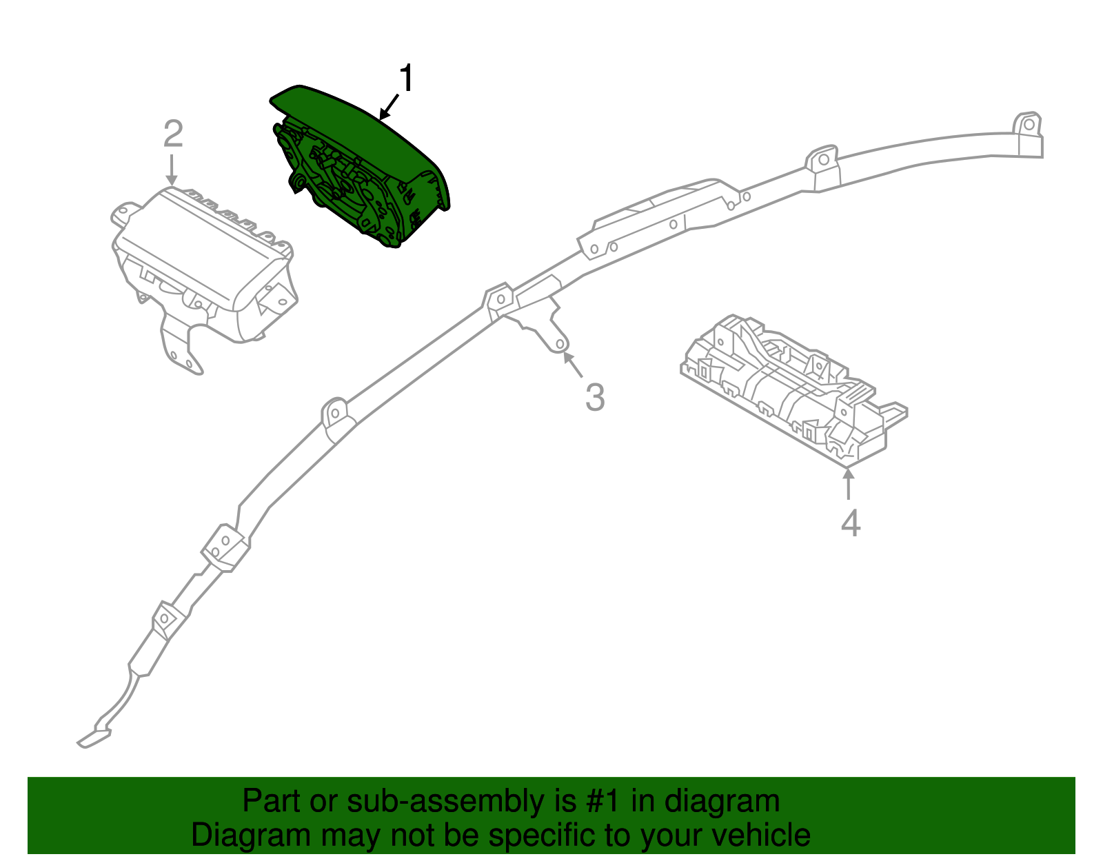 Driver Inflator Module - Kia (56900-3R700WK)