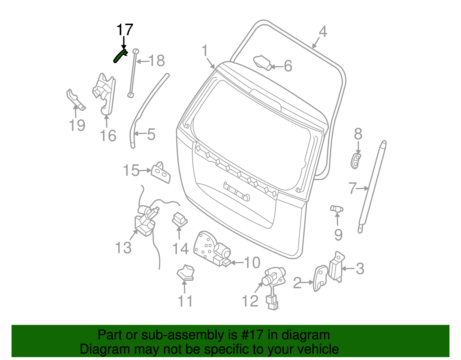 Drive Unit Bracket - Kia (81790-4D100)
