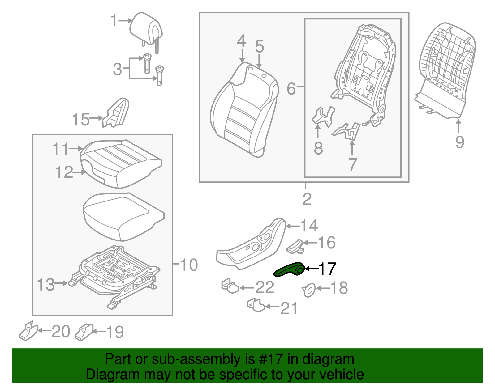 Height Adjuster - Kia (88188-C6000WK)
