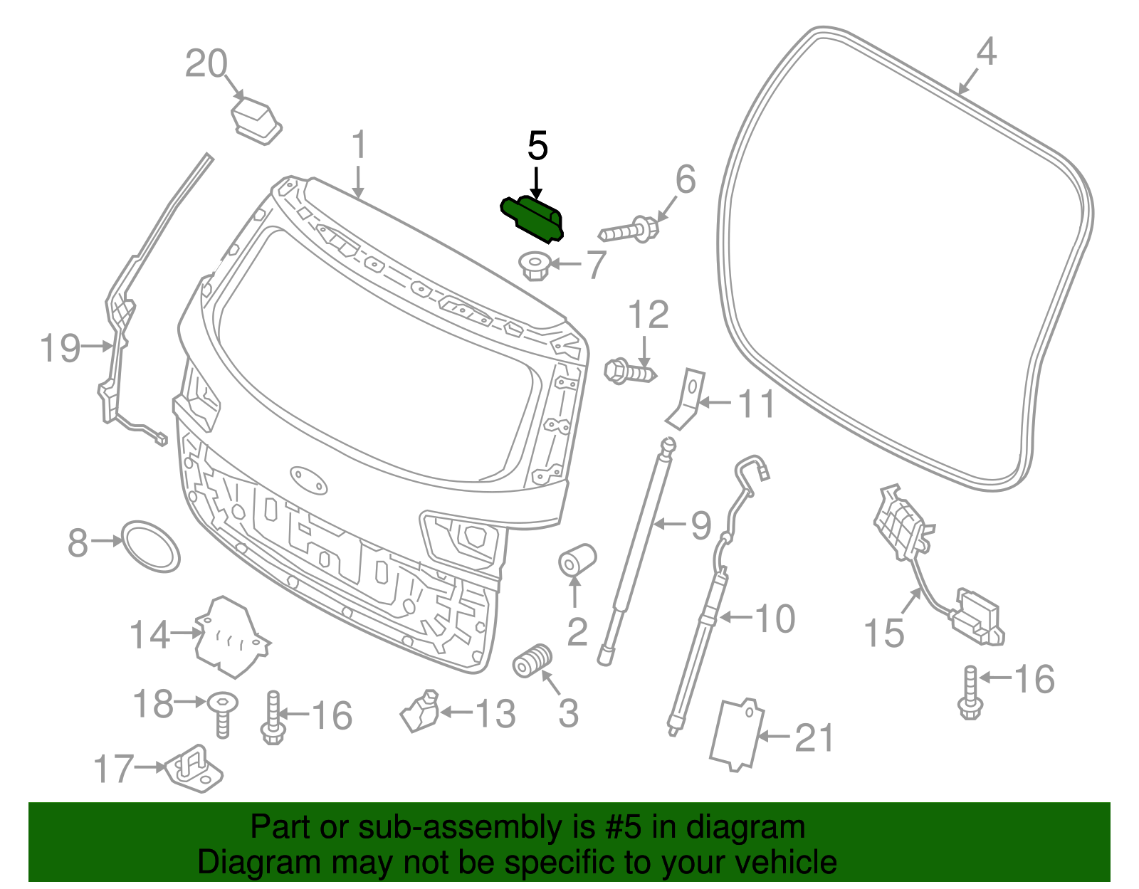 Hinge - Kia (79710-4D000)