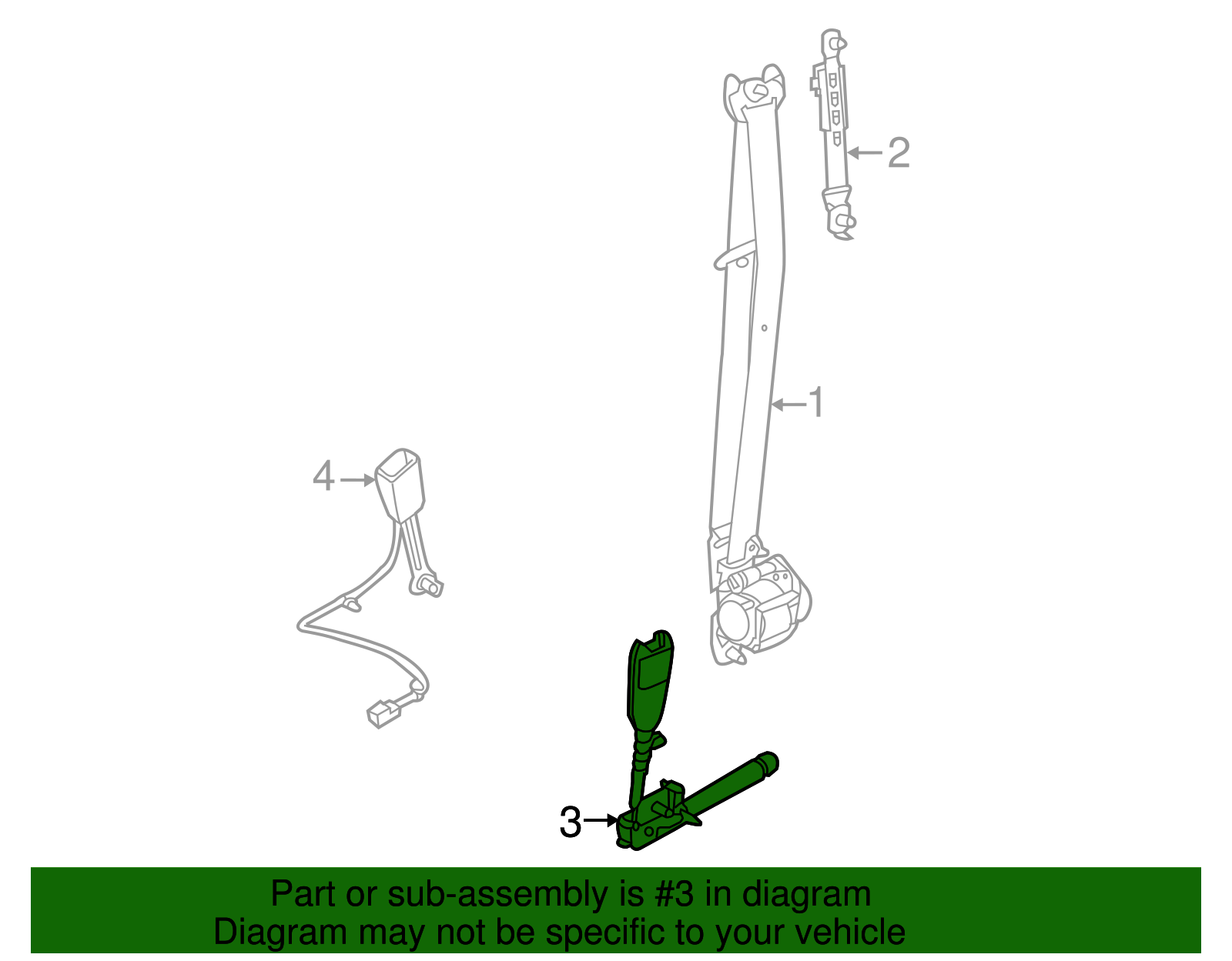 Pre-Tensioner - Kia (88831-3R500)