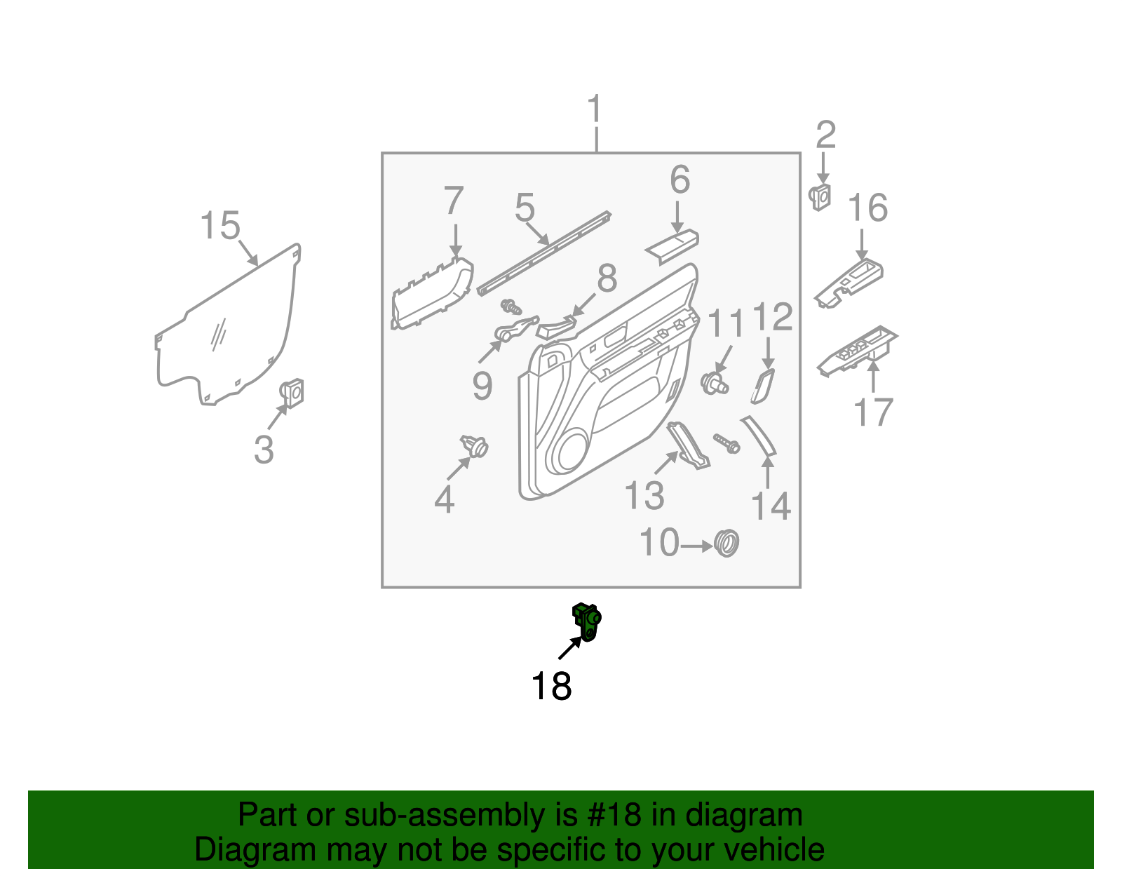 Door Ajar Switch - Kia (93560-3B100)