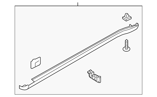 Rocker Molding - Kia (87751 B2000)