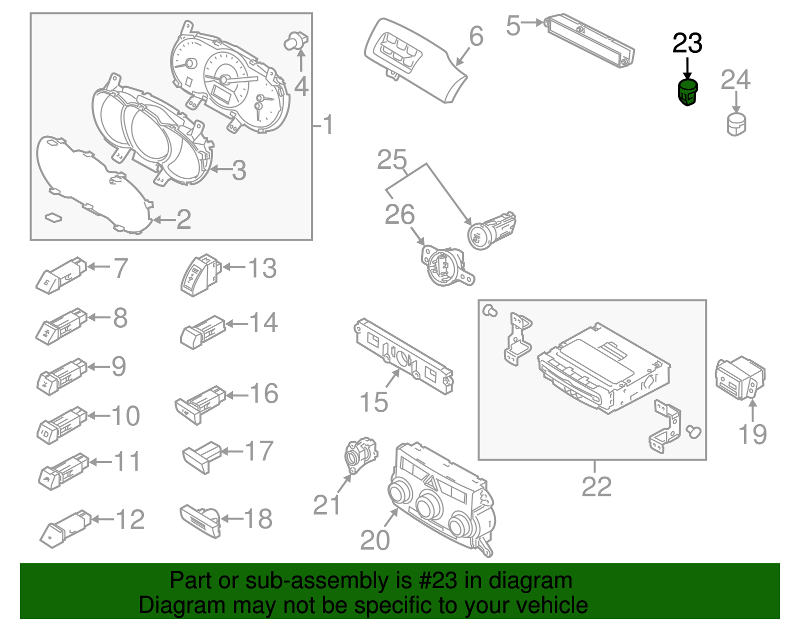 Sunload Sensor - Kia (97253-1U000)