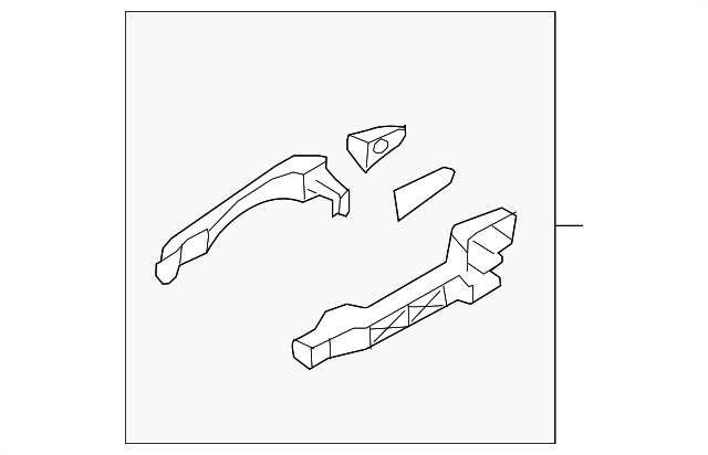 Handle, Outside - Kia (83650-3R010)