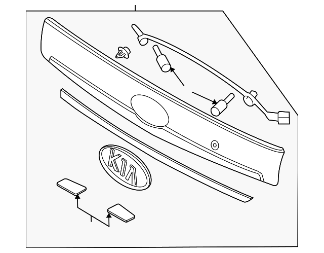 License Lamp - Kia (92501-4D500)