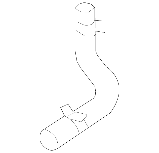 Engine Coolant Hose - Kia (25468-3CAC0)