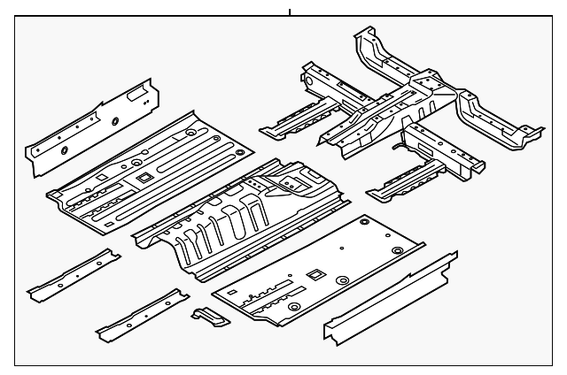 Floor Pan Assembly - Kia (65100-B2730)