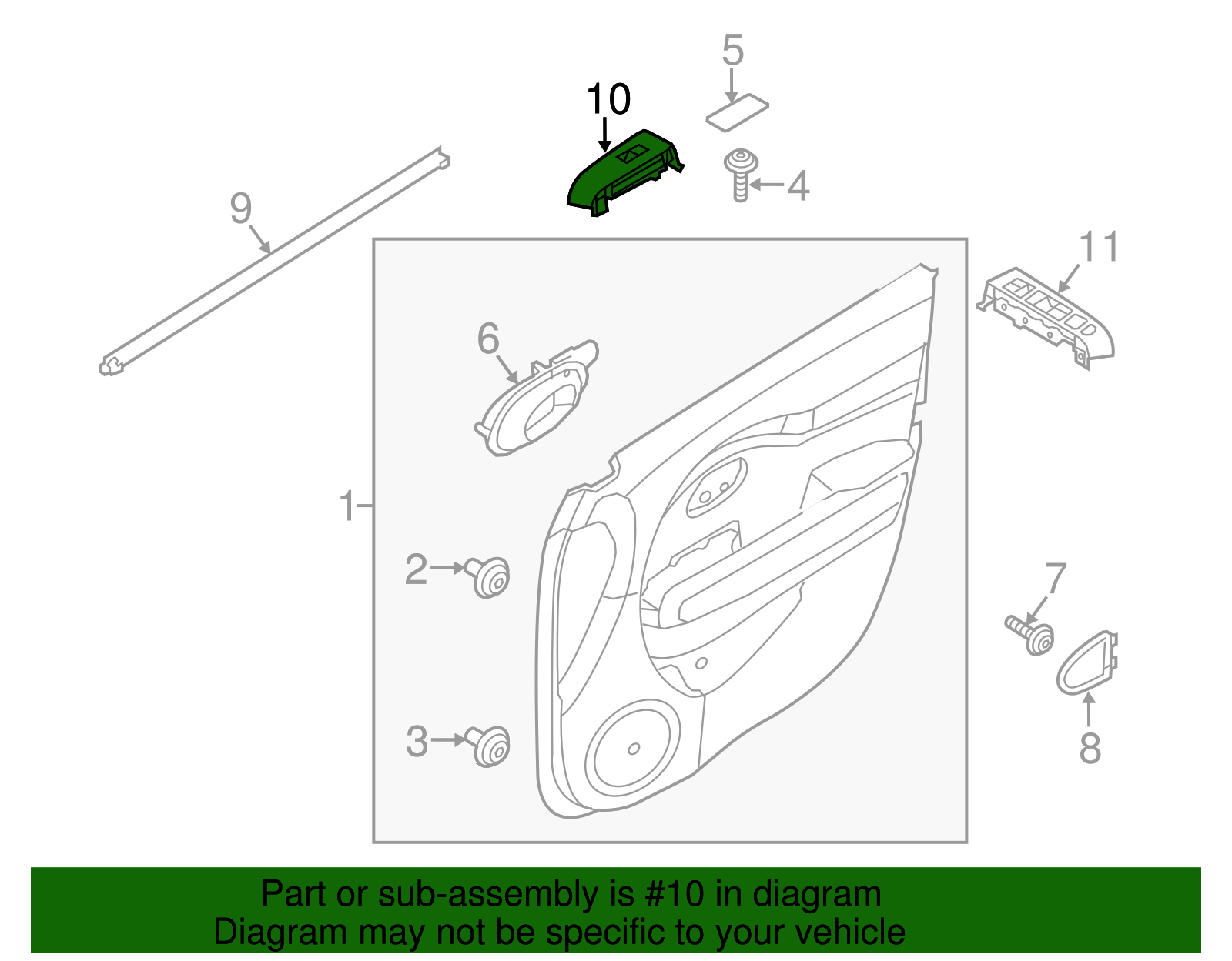 Window Switch - Kia (93575-B2130CA)