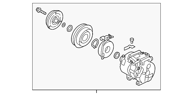 Compressor Assembly - Kia (97701-1U650RU)