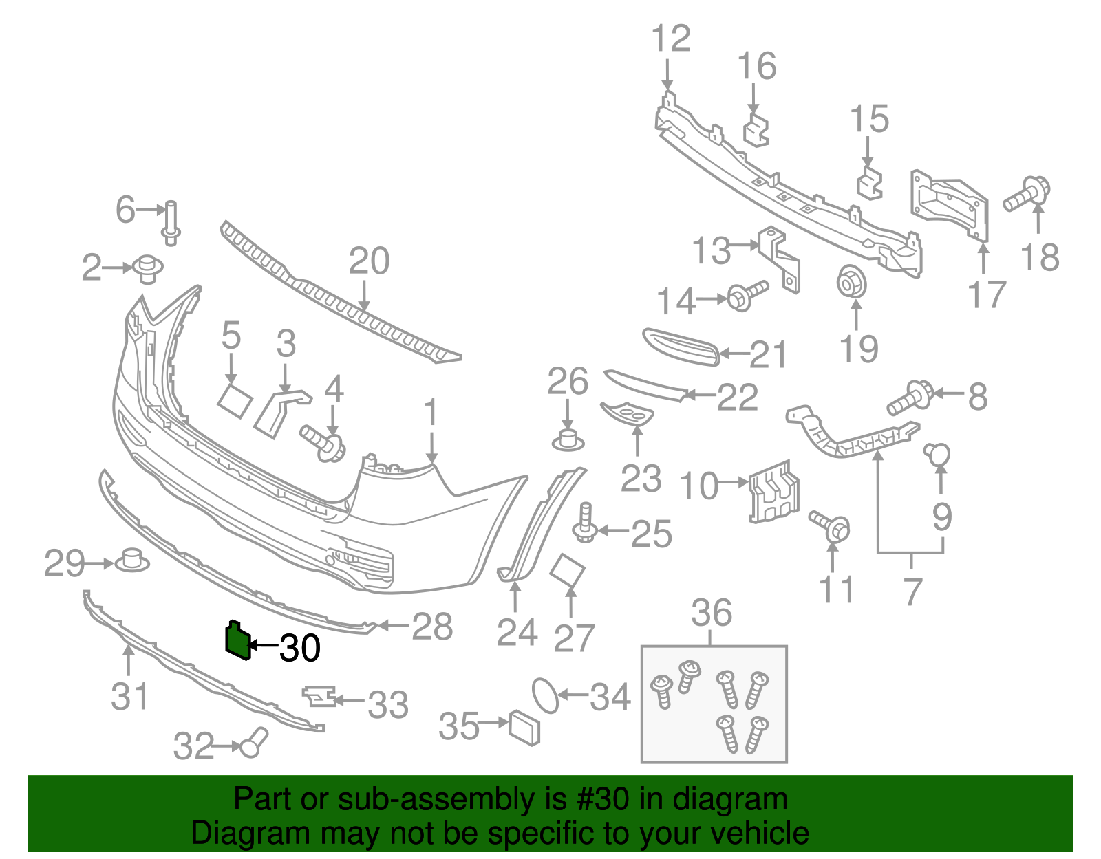 Tow Eye Cap - Kia (86667-C6200)