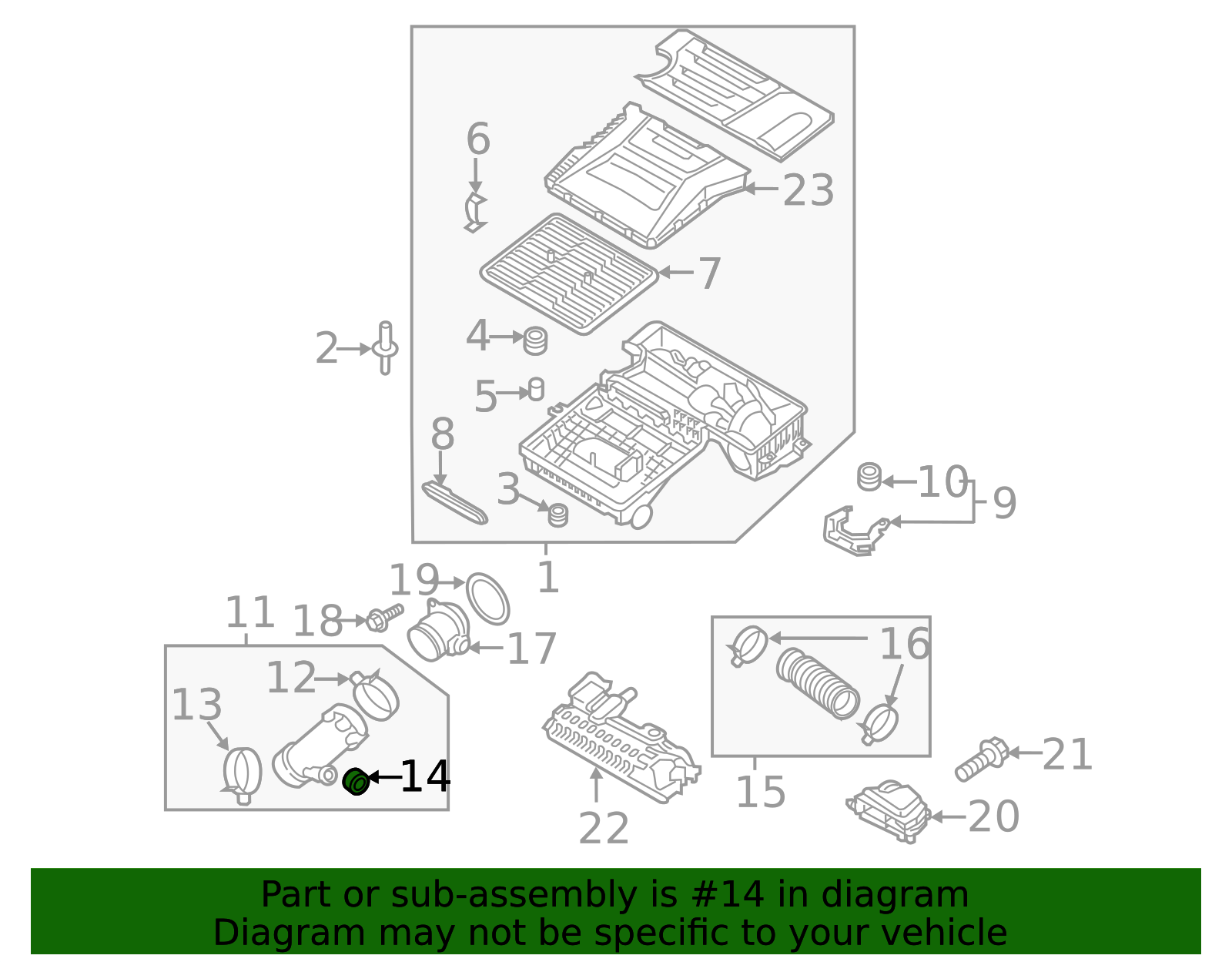 Inlet Hose Clip - Kia (14720 26006B)