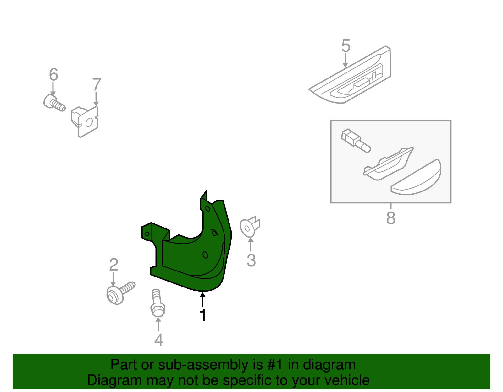 Mud Guard - Kia (86831-B2000)