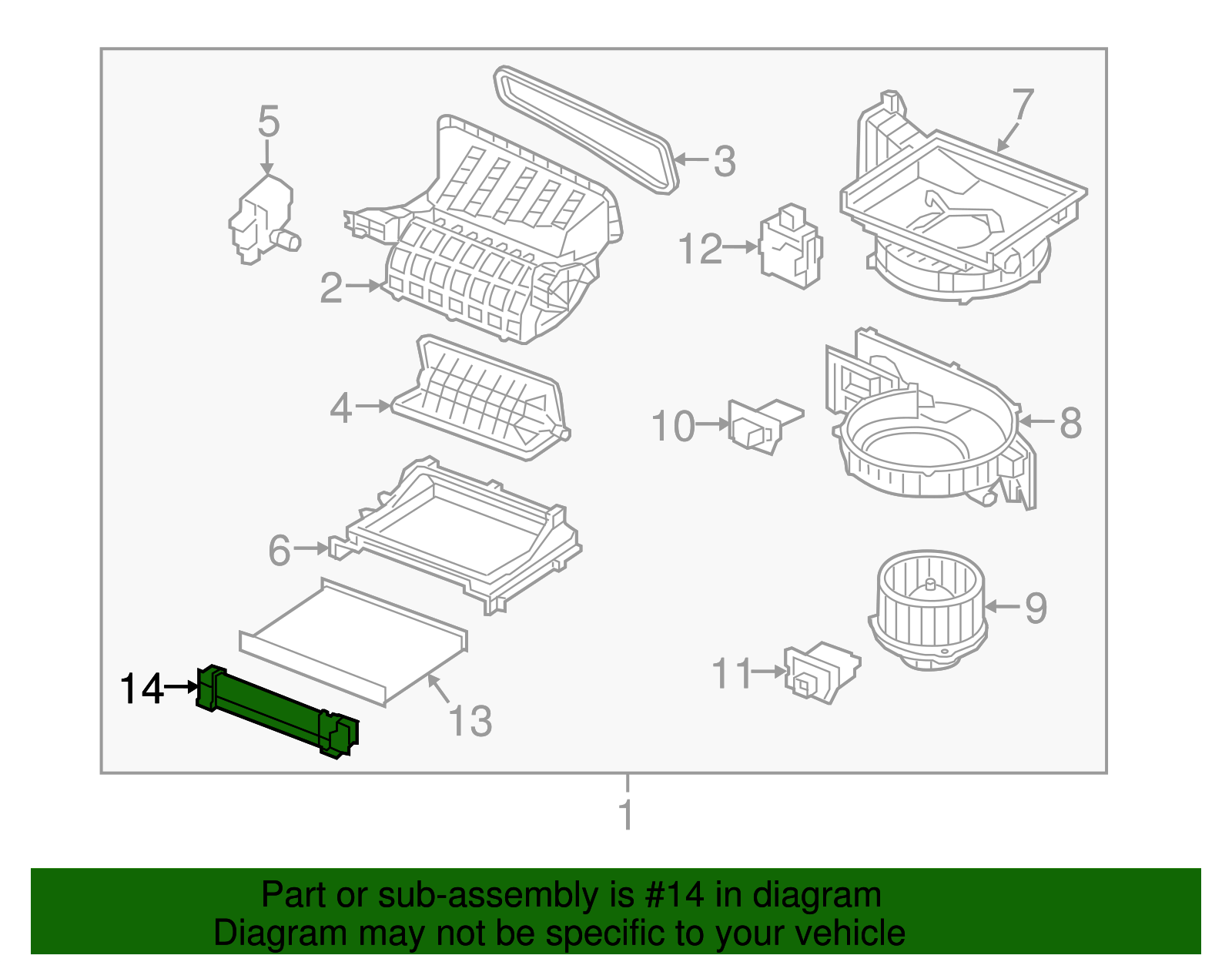 Filter Cover - Kia (97129-1U000)