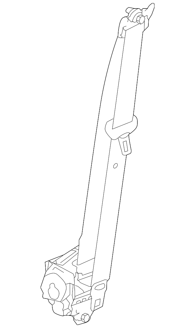 Lap & Shoulder Belt - Kia (88810-4D540KS)