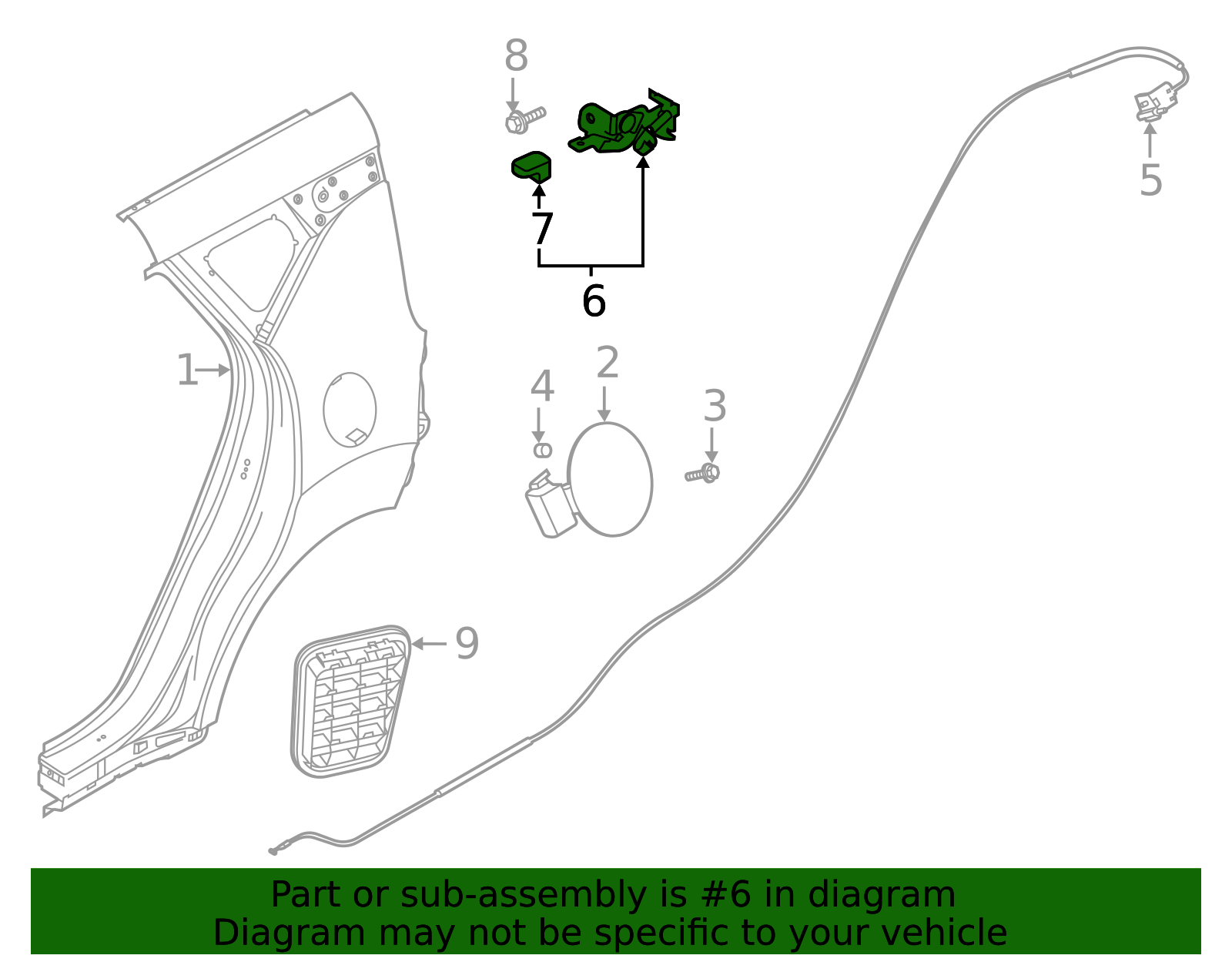 Release Handle - Kia (81570-2H001)