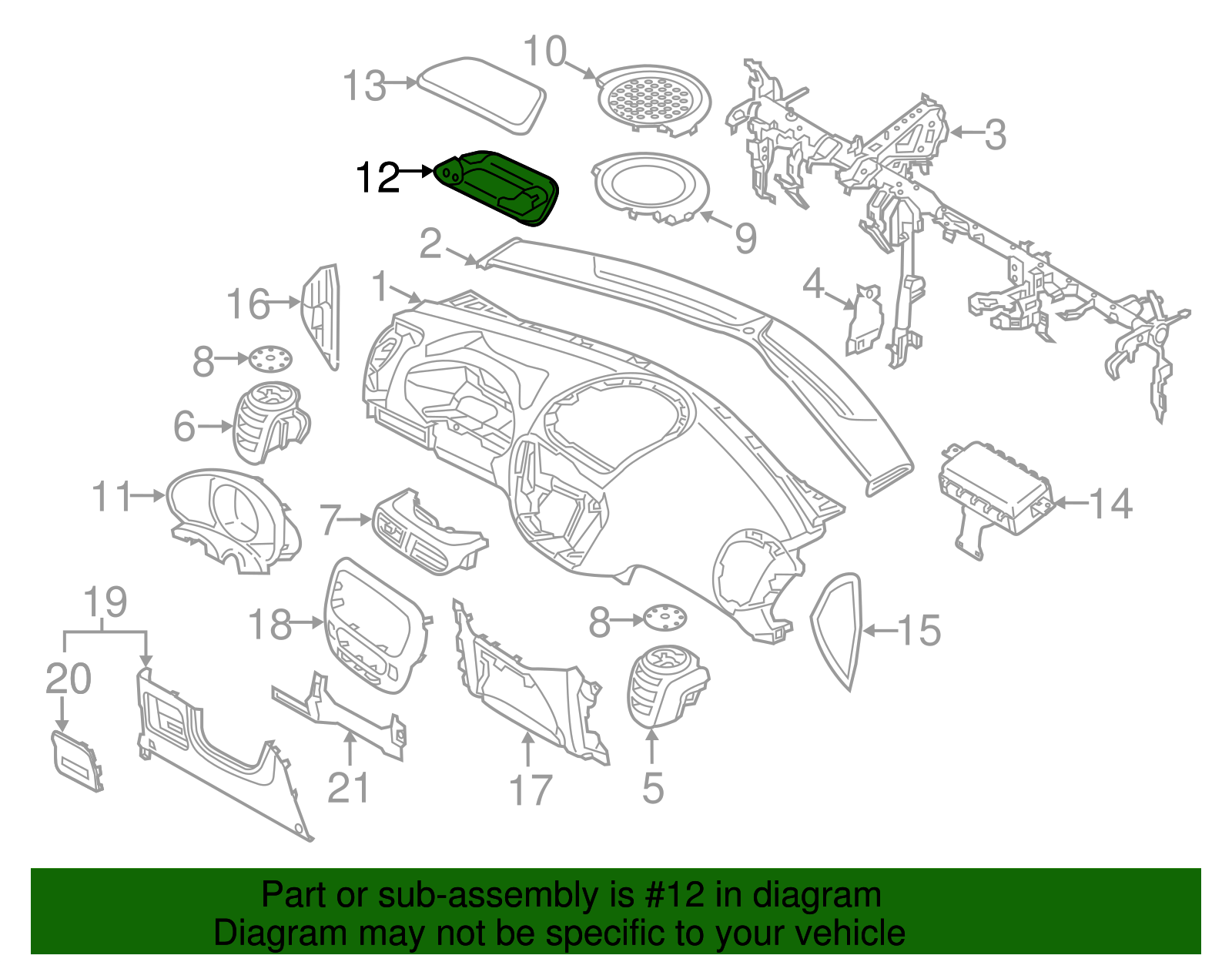 Reinforced Panel - Kia (84832-B2000EQ)