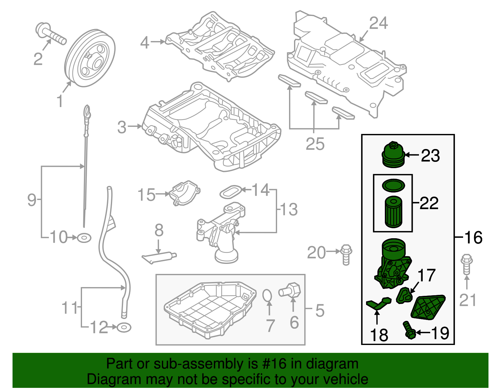 Filter Assembly - Kia (26300-3CAB1)
