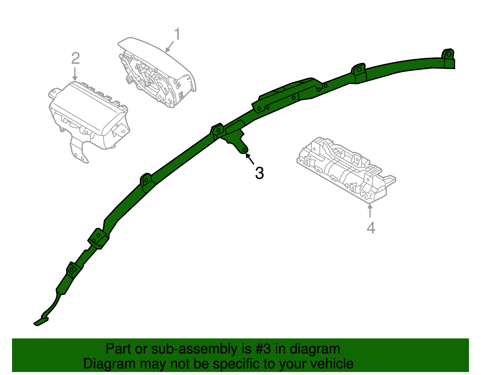 Head Air Bag - Kia (85010-3R000)