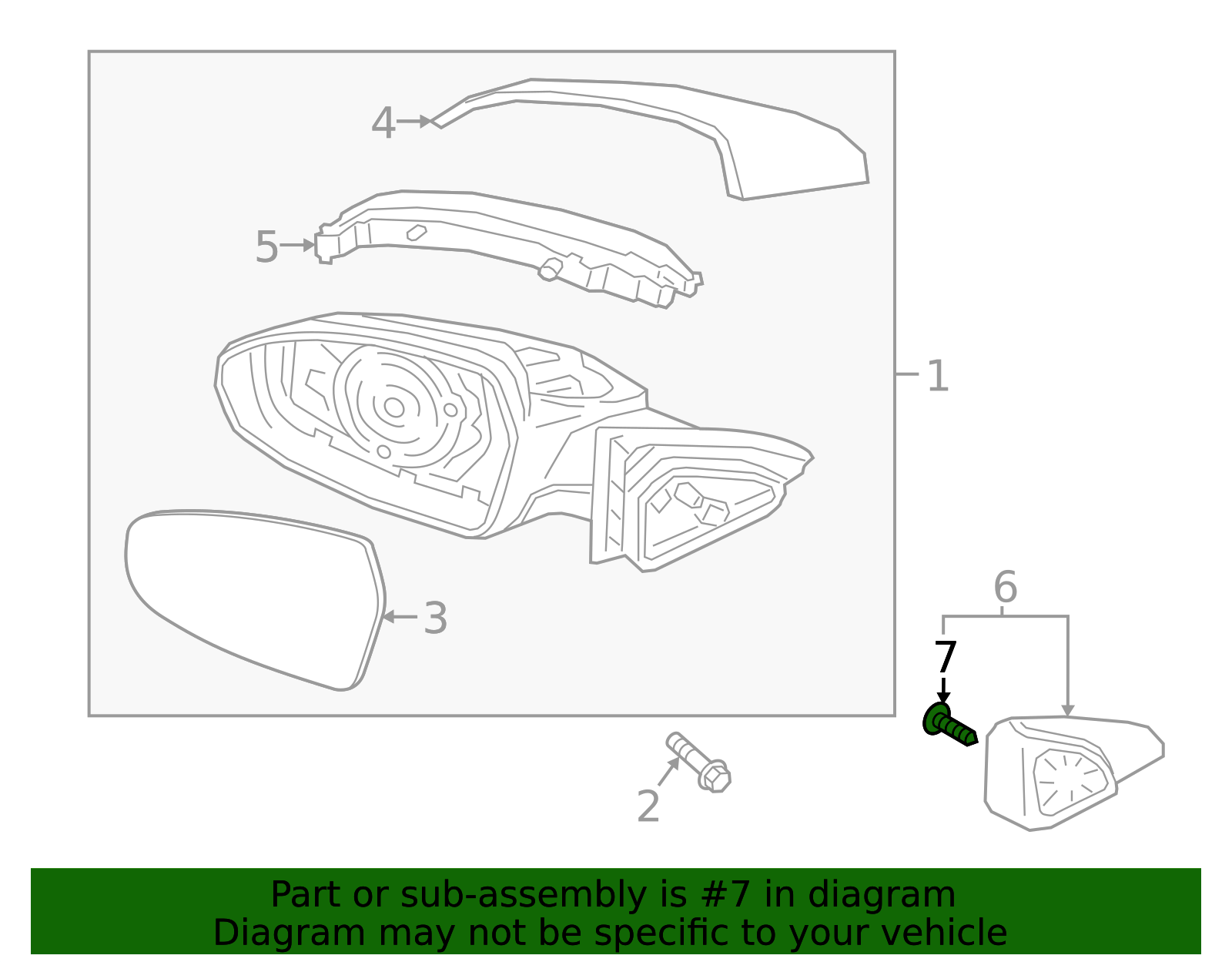 Door Trim Panel Screw - Kia (12493-04101)