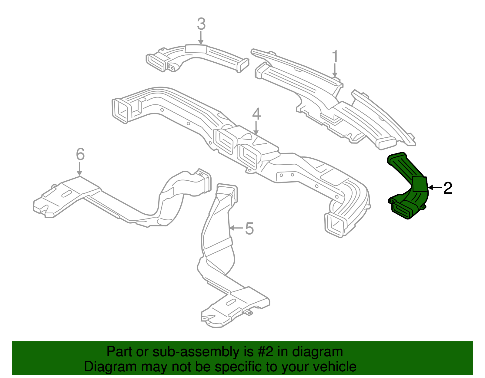 Defroster Duct - Kia (97390-B2000)