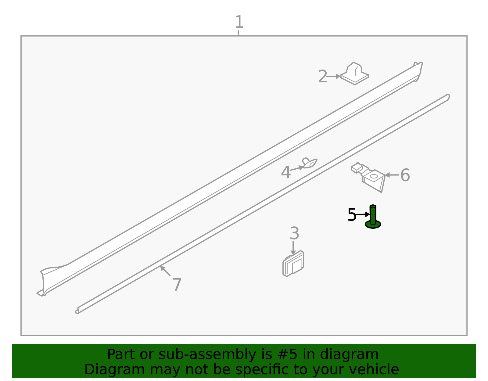 Rocker Molding Screw - Kia (12493-04107E)