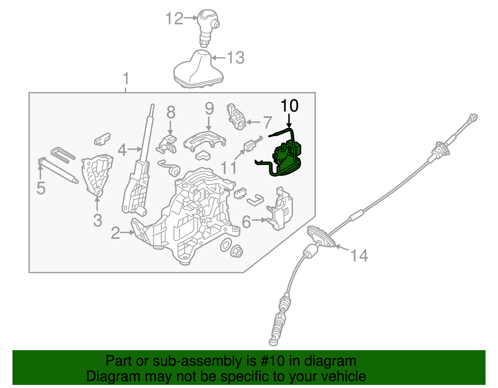 Switch Housing - Kia (46780-B2101)