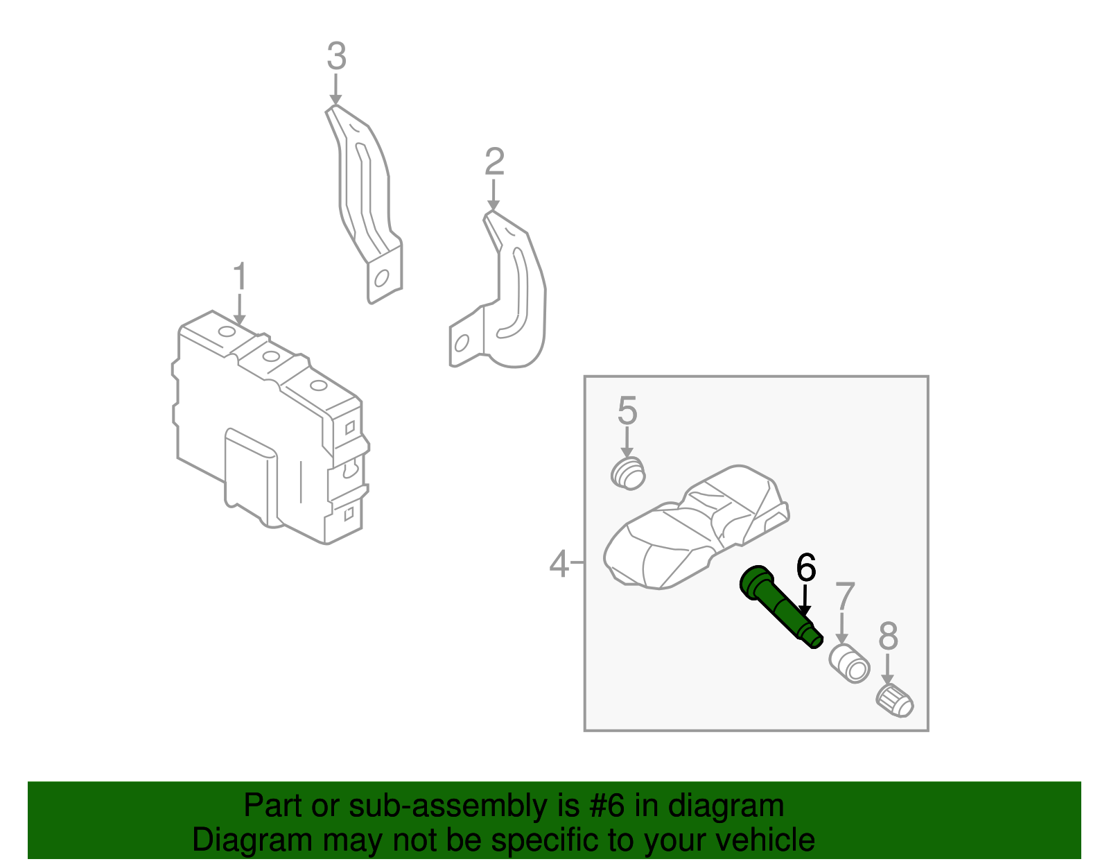 Valve Stem - Kia (52933-2G300)