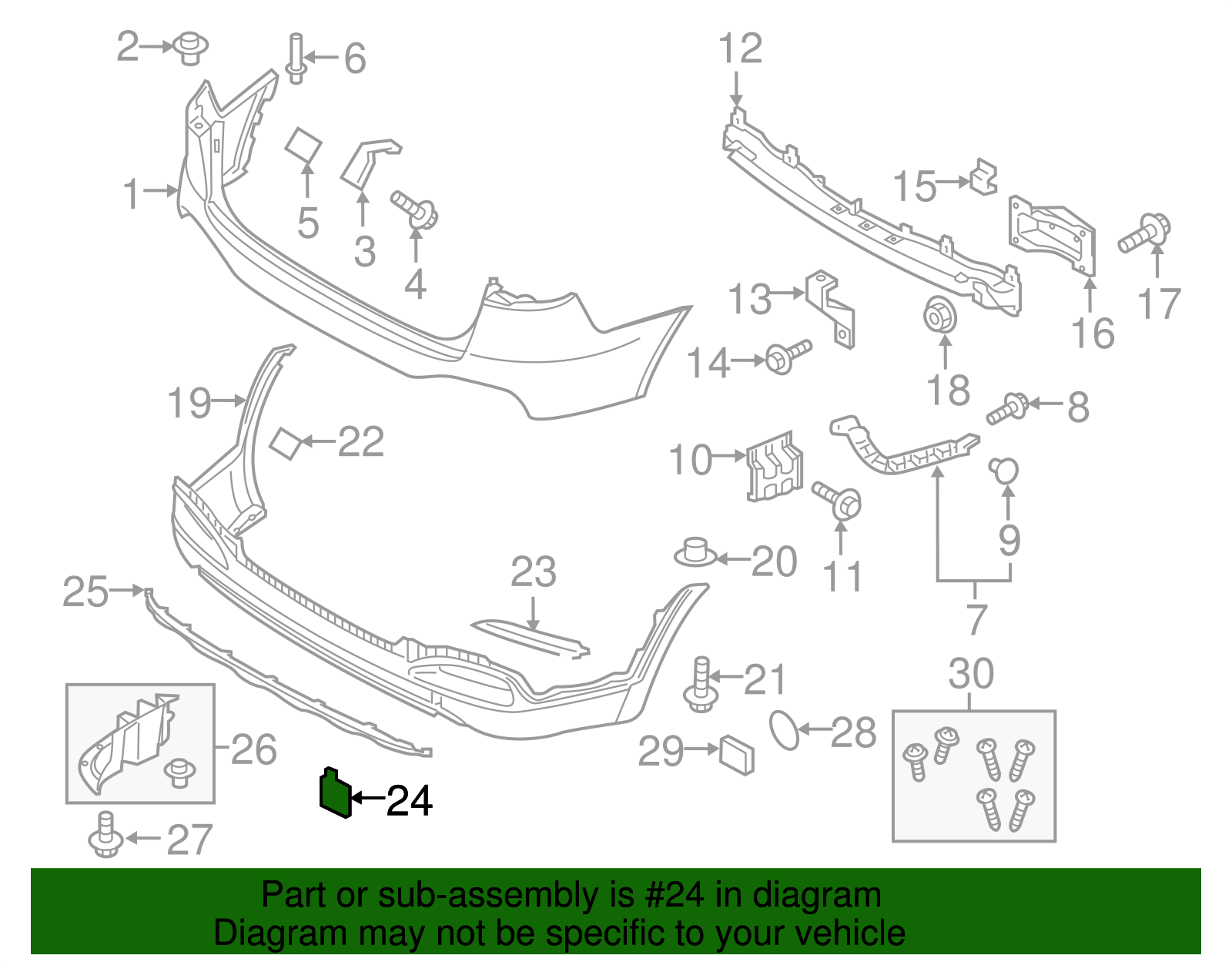 Tow Eye Cap - Kia (86667-C6000)