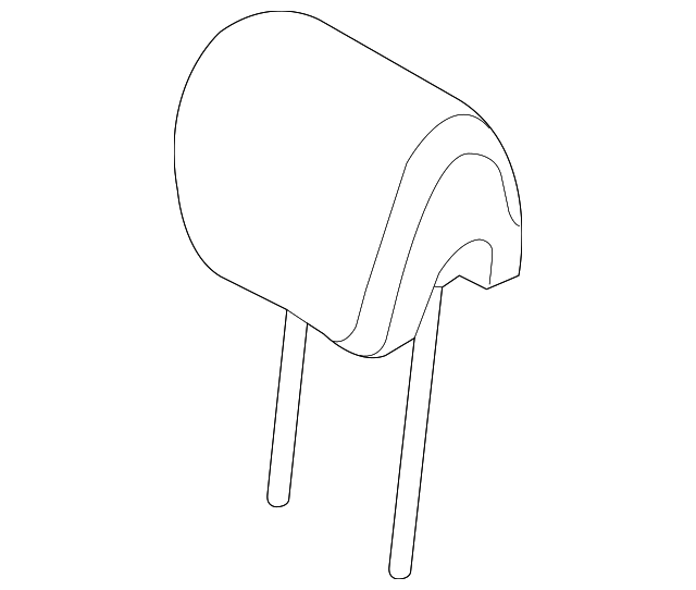 Headrest - Kia (88700-3R540GXV)