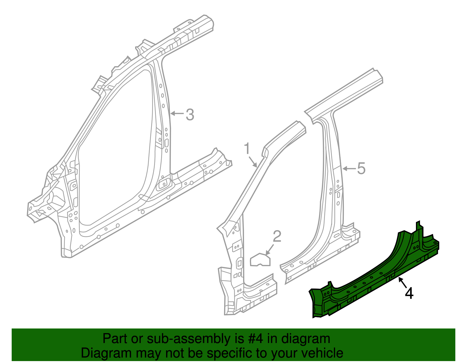 Outer Rocker Panel - Kia (71322-C6D00)