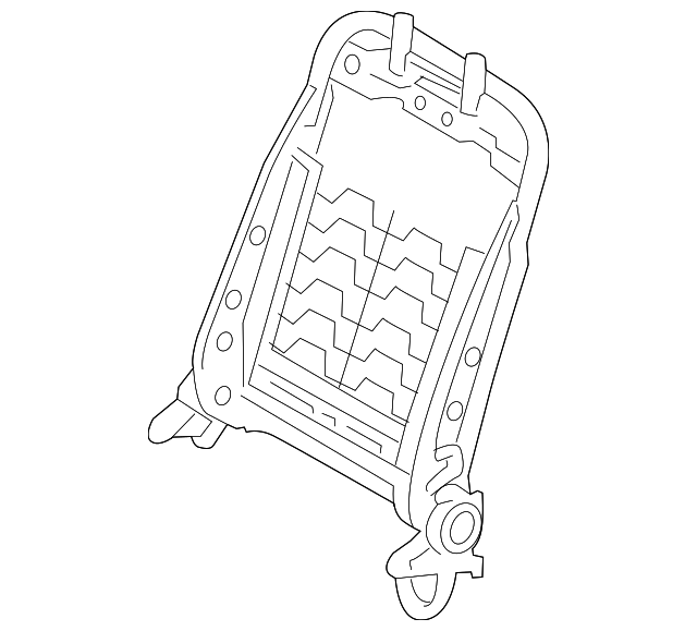 Seat Back Frame - Kia (88310-B2240)