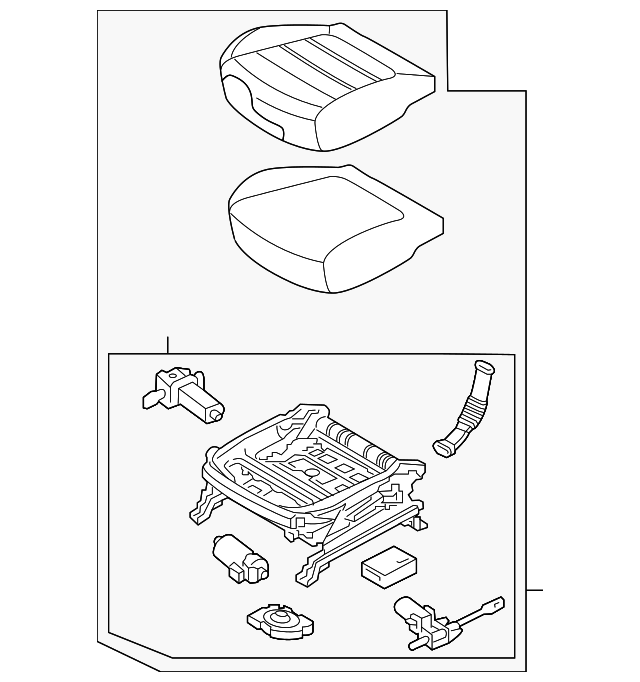 Cushion Assembly - Kia (88100-C6160C66)