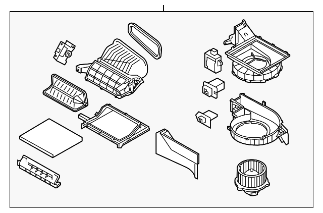 Blower Assembly - Kia (97100-1U355)