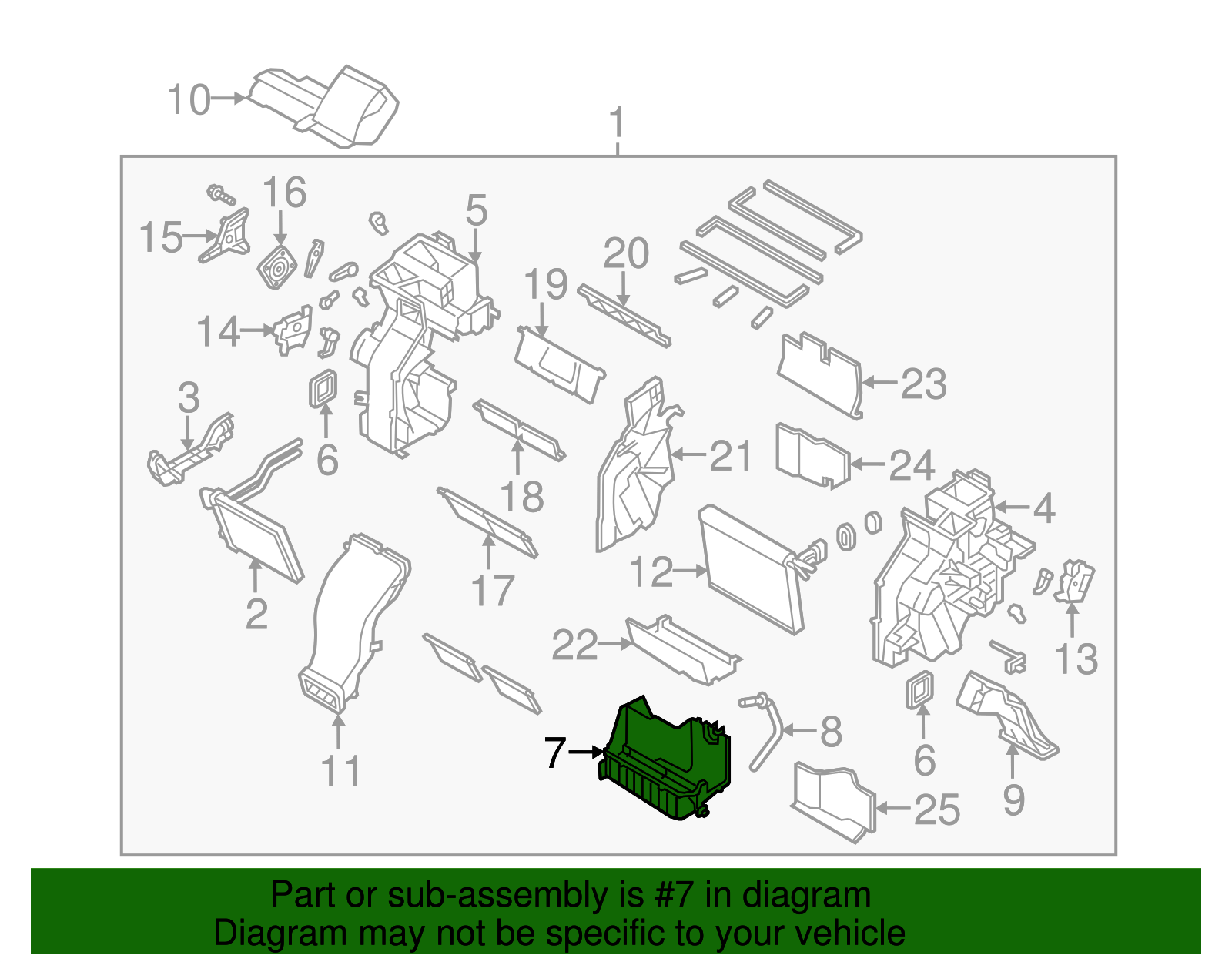 Lower Case - Kia (97137-1U000)