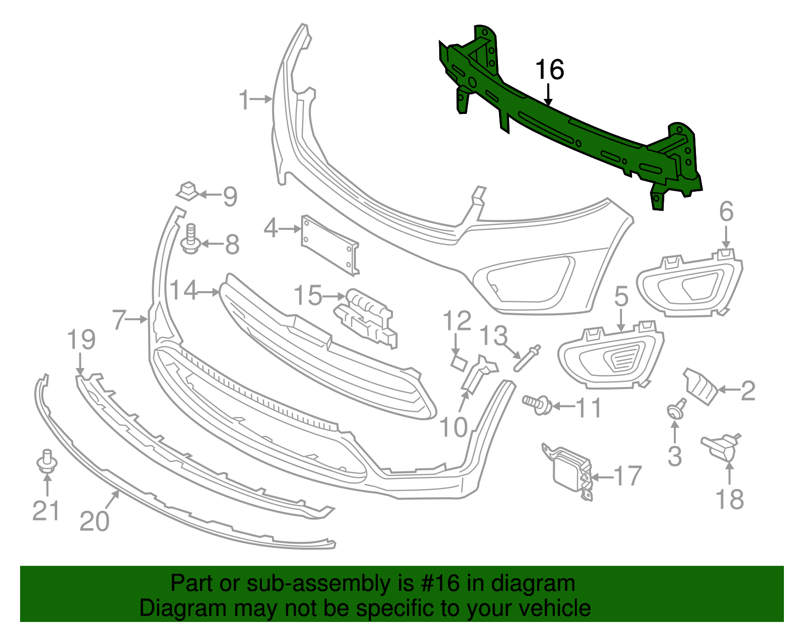Impact Bar - Kia (64900-C6010)