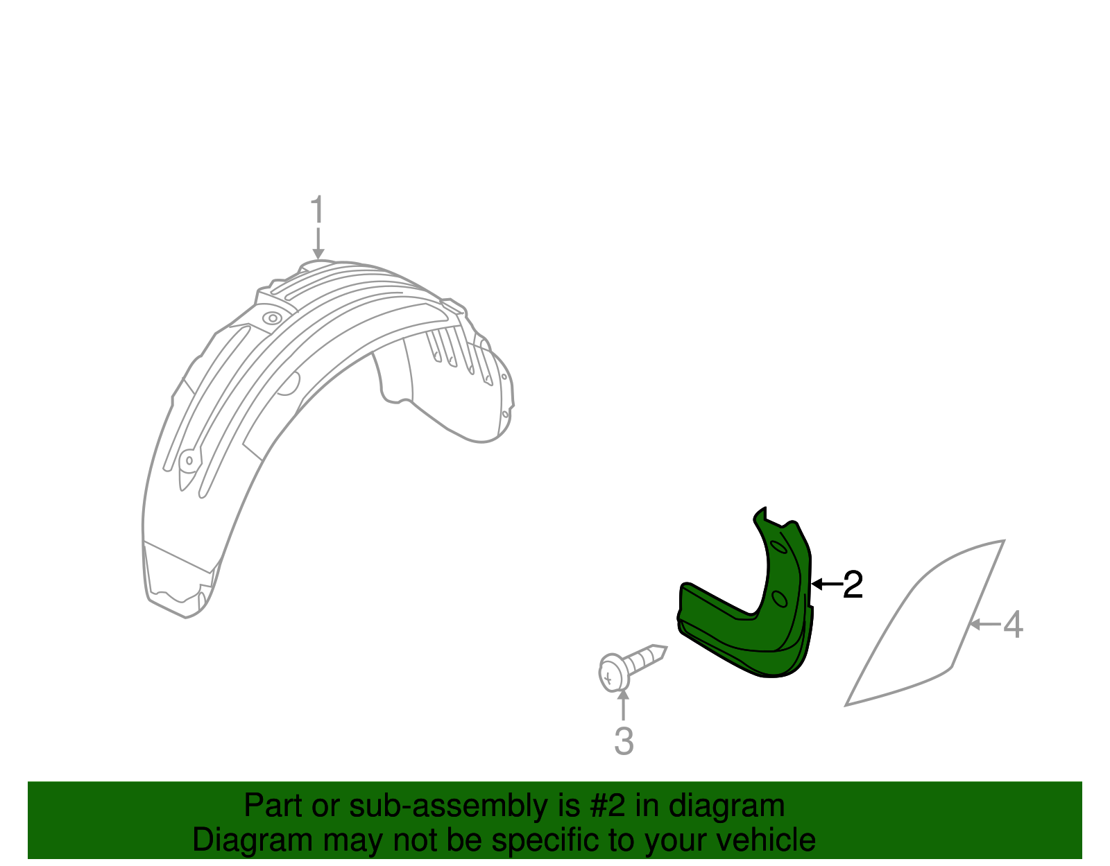 Mud Guard - Kia (86842-B2500)