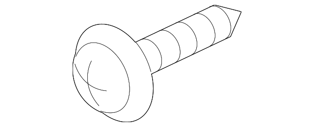 Quarter Panel Splash Shield Screw - Kia (12493-05207E)