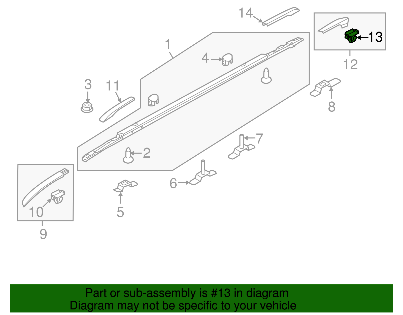 Front Trim Retainer Clip - Kia (87715-3K000)
