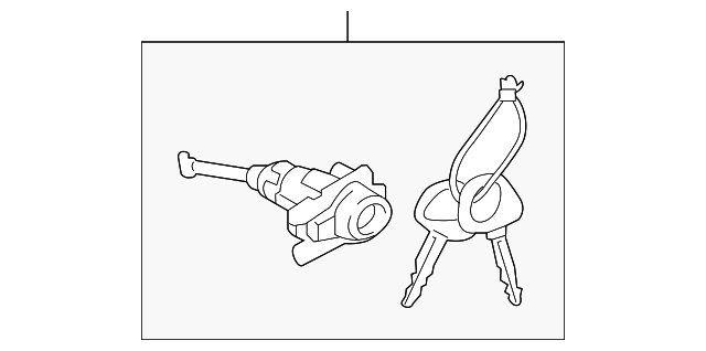 Cylinder & Keys - Kia (81980-B2A00)