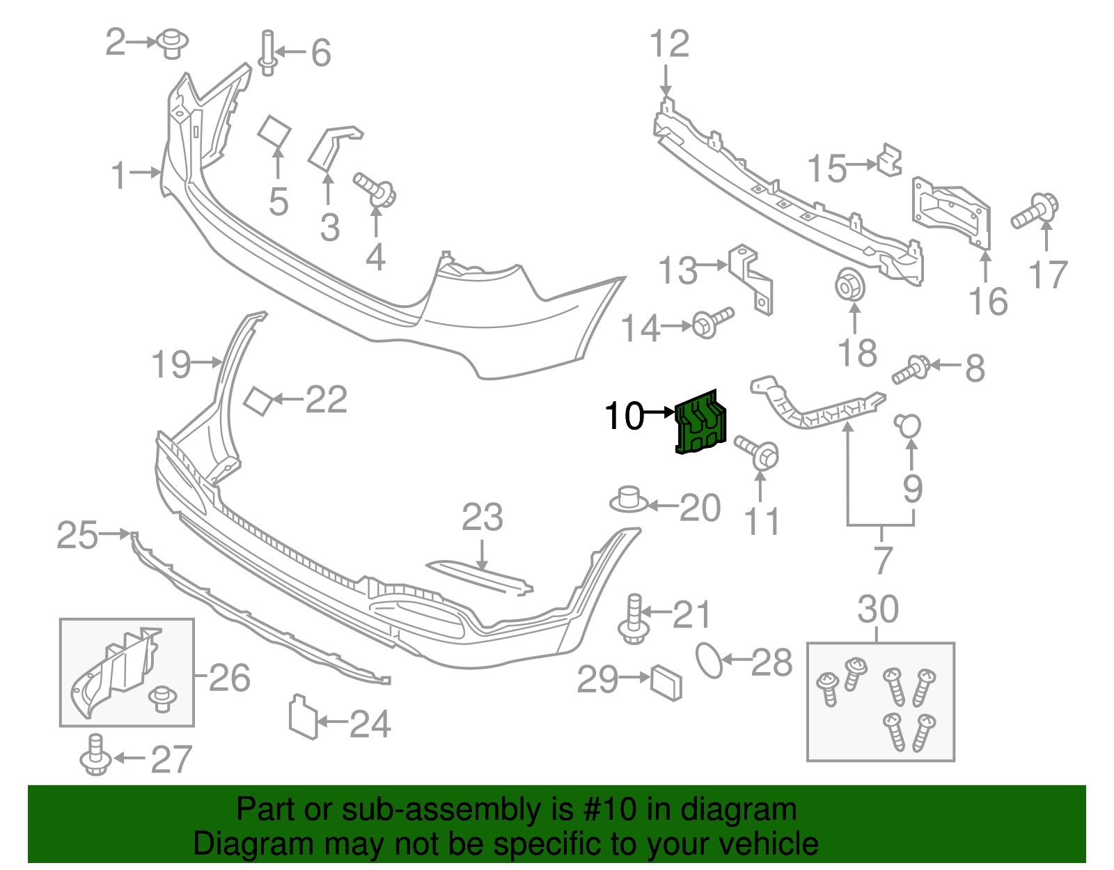 Lower Bracket - Kia (86672-C6000)