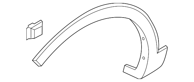 Wheel Opening Molding - Kia (87712-C6000)