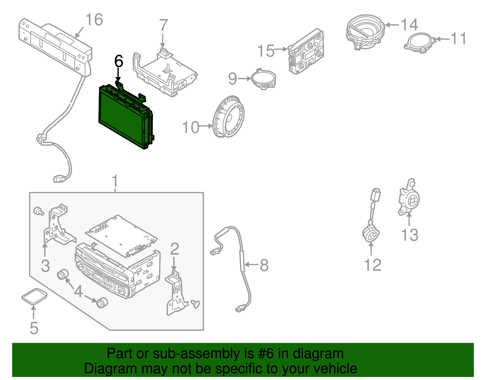 Display System - Kia (96525-3R105)