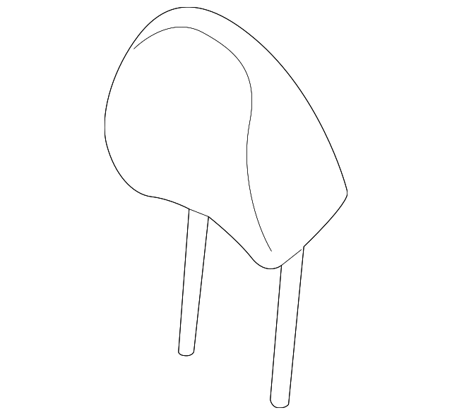 Headrest - Kia (88700-B2610KHX)